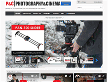 Tablet Screenshot of photographyandcinema.com